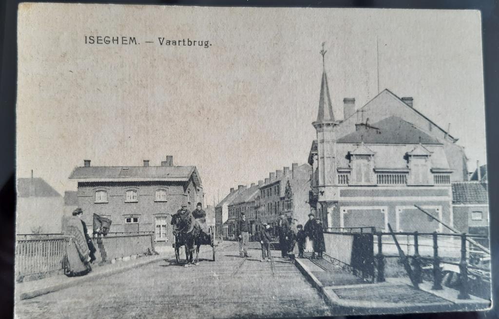 ISEGHEM A DIT LE PONT DE VAART EN 1918 !, Collections, Enlèvement ou Envoi
