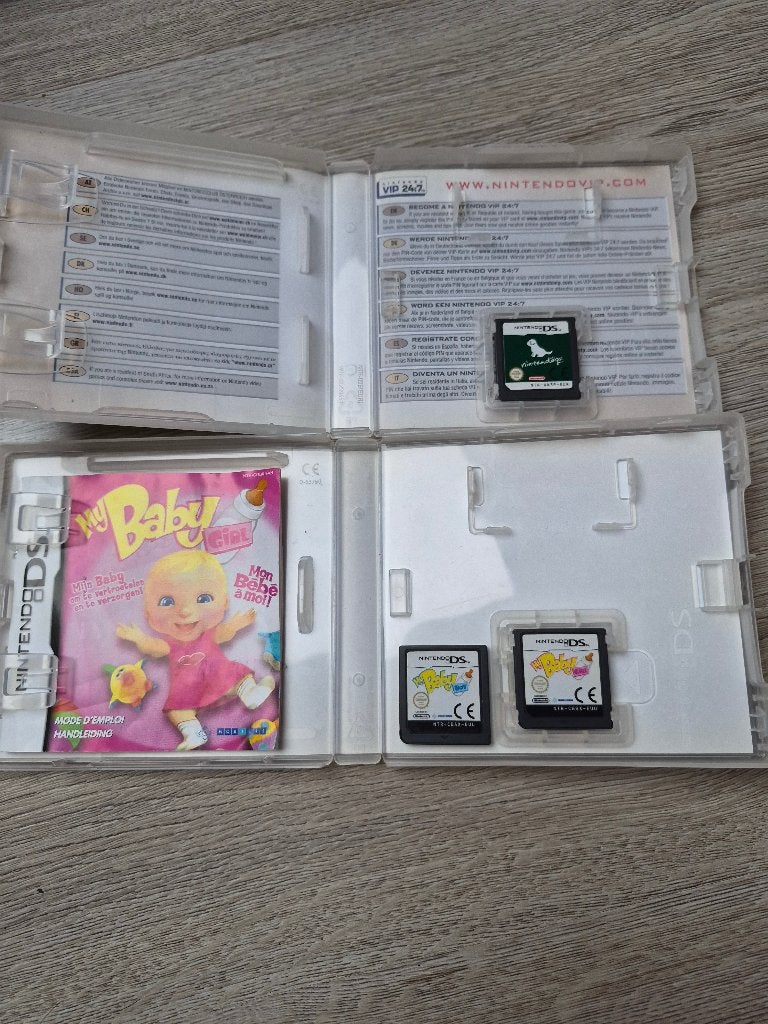NDS Games Pakket – Nintendogs & My Baby (3 Games), Enlèvement, Utilisé, Autres genres