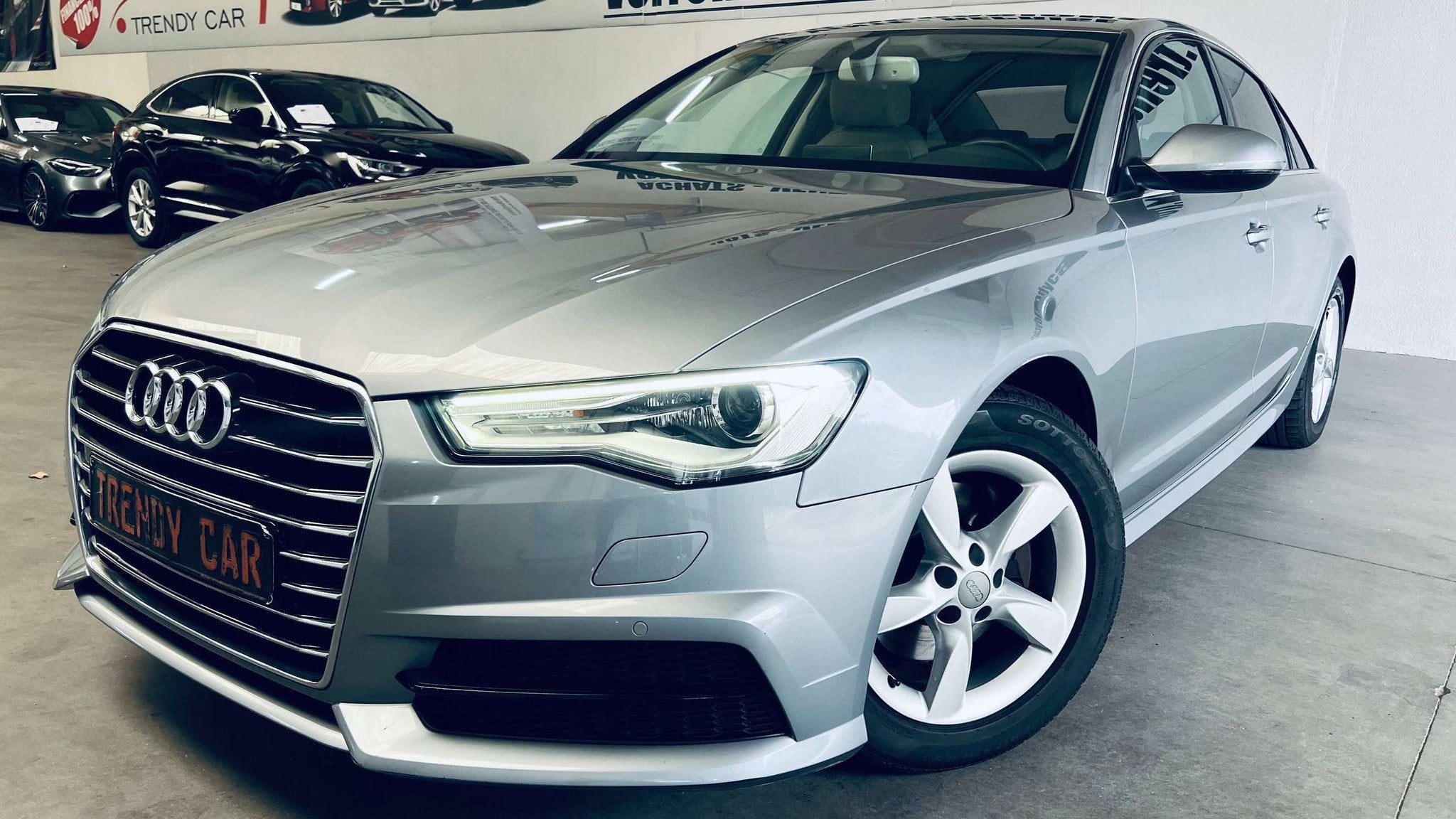 Audi A6 1.8 TFSI ultra S tronic+LED+NAVI+CAMERA+CARNET+CARPA, Autos, Cuir, Argent ou Gris, Achat, Entreprise
