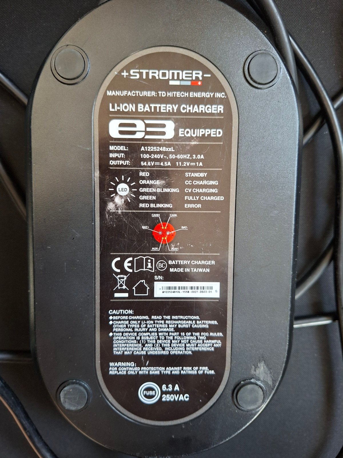 Stromer oplader, Ophalen, Stromer