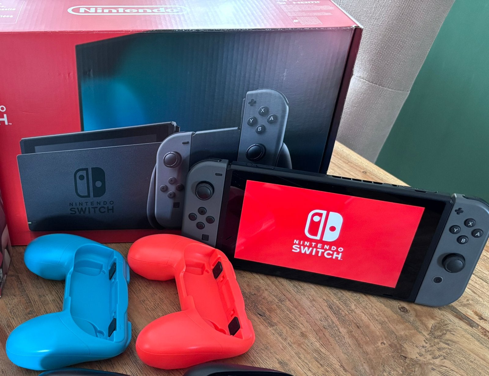 Nintendo avec accessoires et jeux, Consoles de jeu & Jeux vidéo, Enlèvement, Comme neuf
