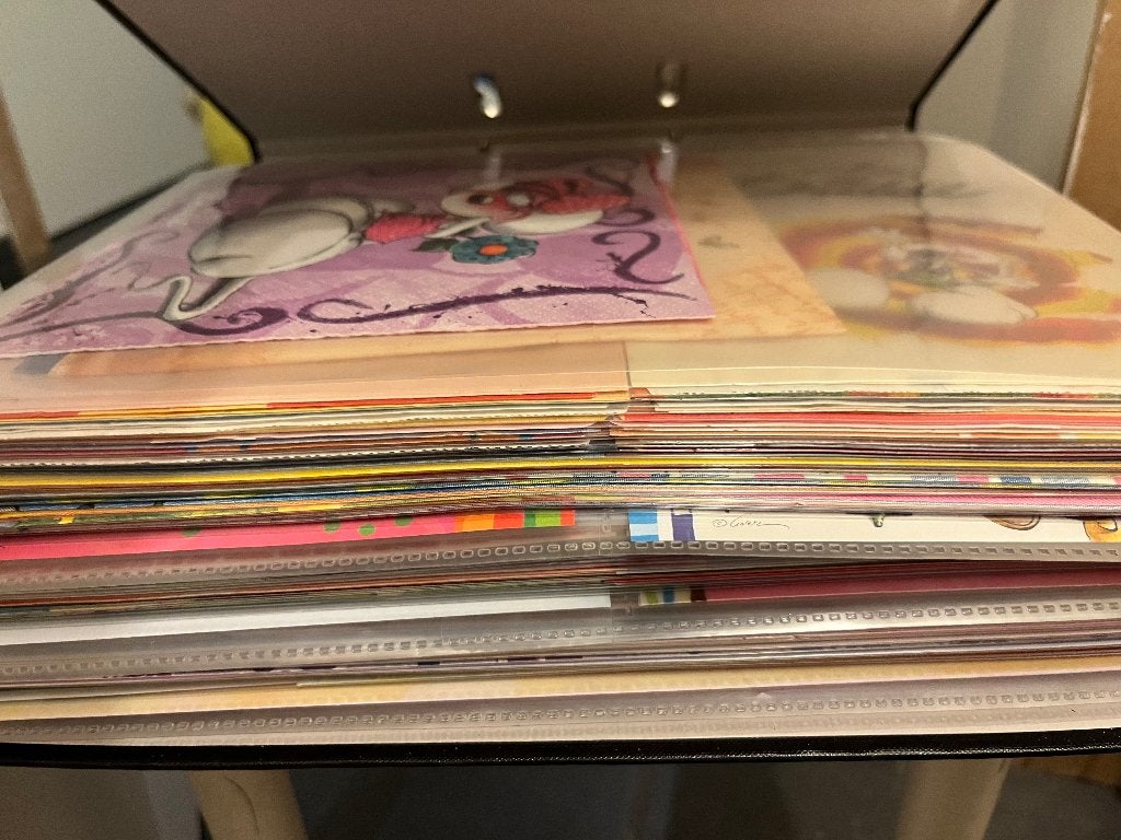Kaft vol spullen van diddl, Enlèvement, Diddl, Utilisé, Papier, Carte ou Papeterie