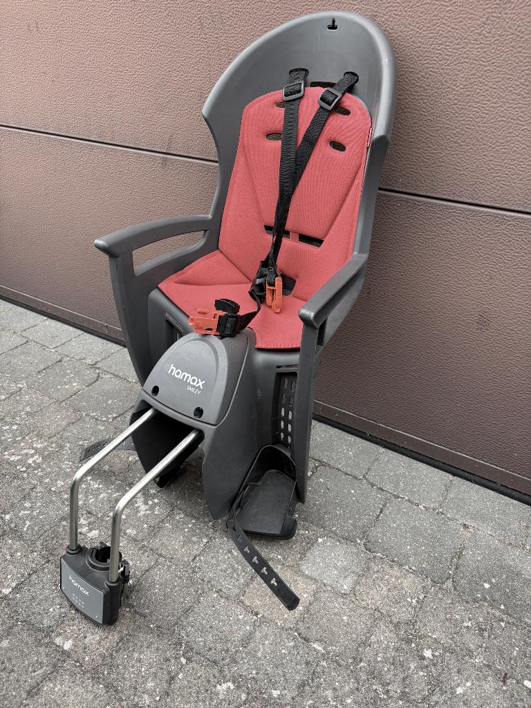 Fietsstoeltje, Fietsen en Brommers, Fietsaccessoires | Fietsstoeltjes, Ophalen, Achterzitje, Voetsteuntjes, 9 t/m 18 kg
