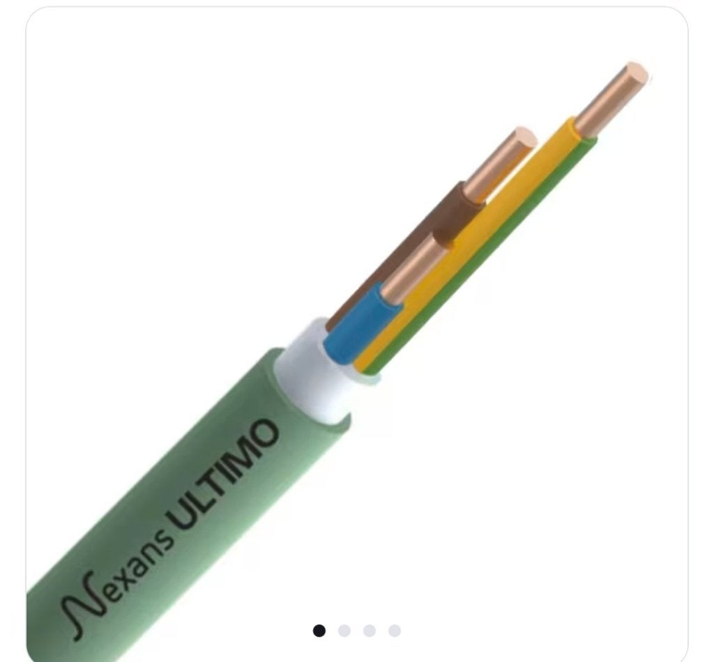 Kabel XGB 3g2,5mm Nieuwe rol 100m merk Nexans Ultimo, Ophalen, Nieuw, Kabel of Snoer