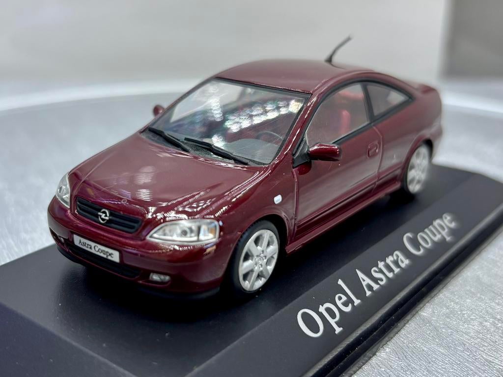 1:43 Opel astra g coupe, Hobby en Vrije tijd, Modelauto's | 1:43, Ophalen of Verzenden, Zo goed als nieuw, MiniChamps