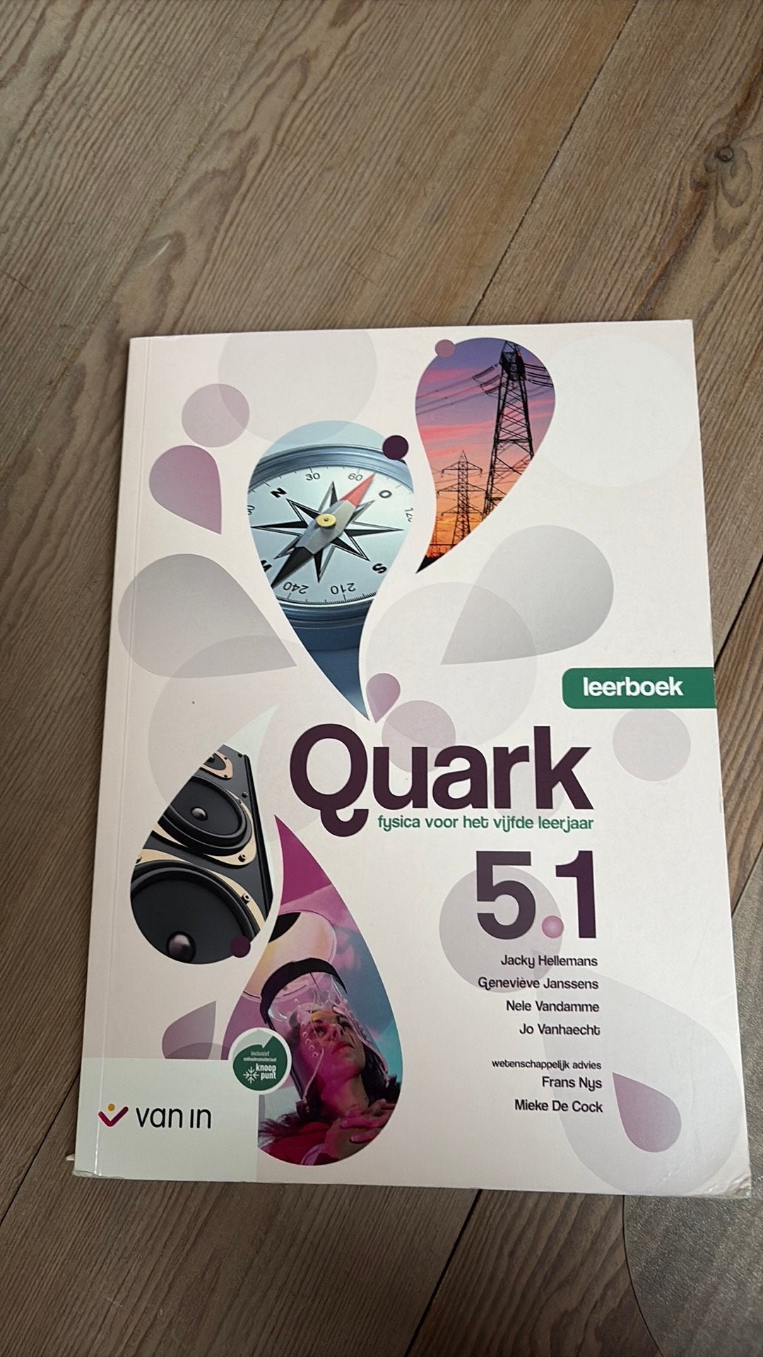 Quark Fysica leerboek, Envoi, Néerlandais, Hellemans