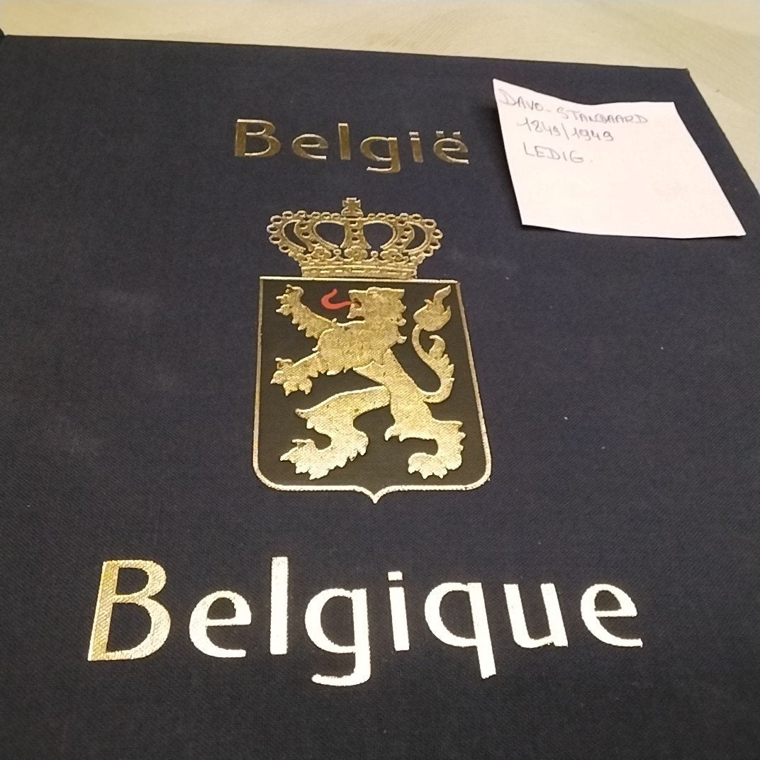ALBUM STANDARD BELGE LEDIG DAVO 1849/1949, Timbres & Monnaies, Enlèvement ou Envoi