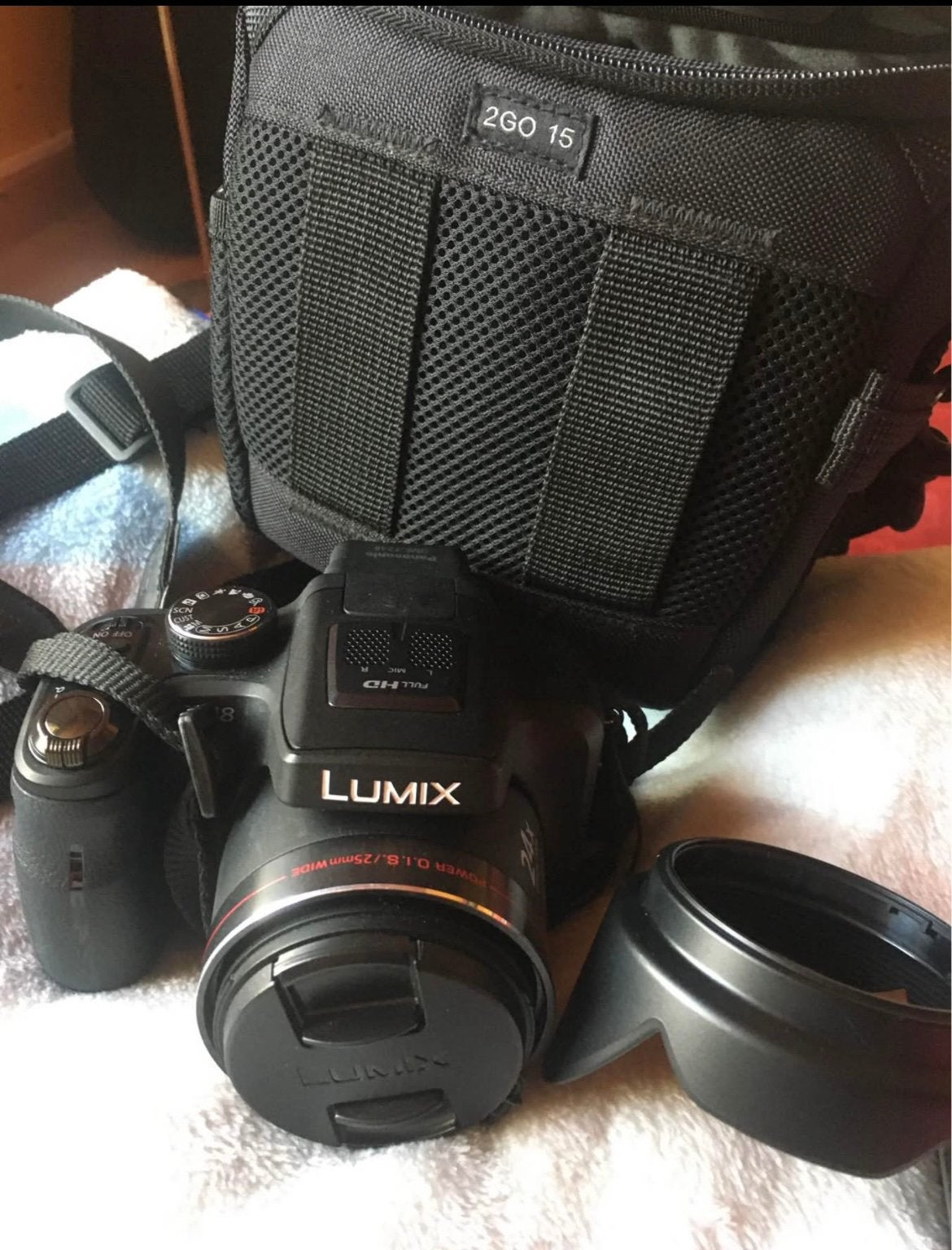 Appareil PHOTO Lumix + housse, Ophalen, Zo goed als nieuw