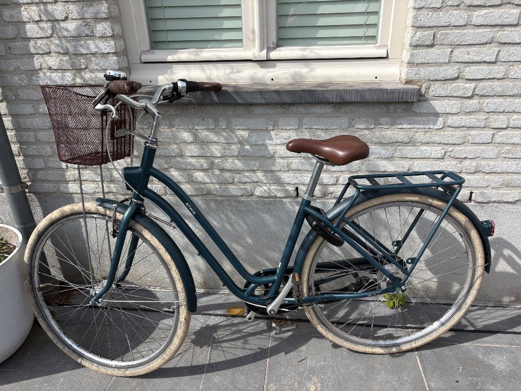 Vélo pour femme Btwin Elops vert/bleu, Vélos & Vélomoteurs, Accès (extra) bas, Autres marques, Frein sur jante, Comme neuf