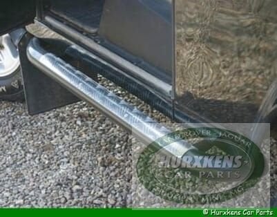 Sidesteps zwart met traanplaat bovenzijde Defender 90, Land Rover, -, -, Nieuw