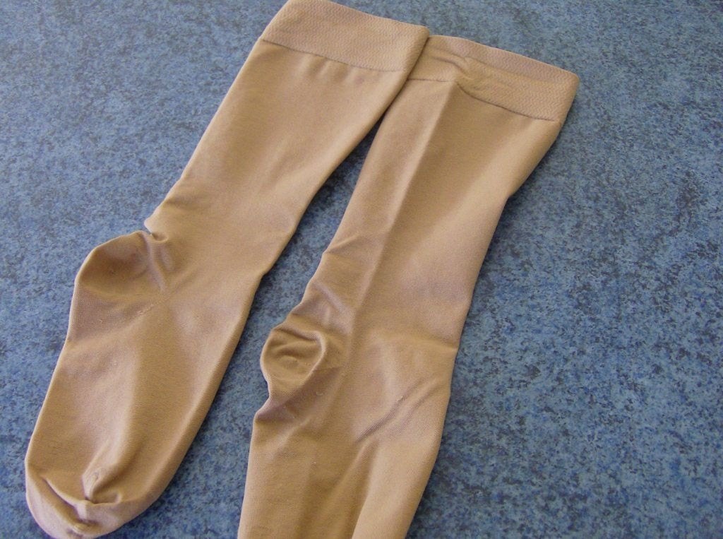 Steunkousen BAUERFEIND - soft - maat M - beige -, Ophalen of Verzenden