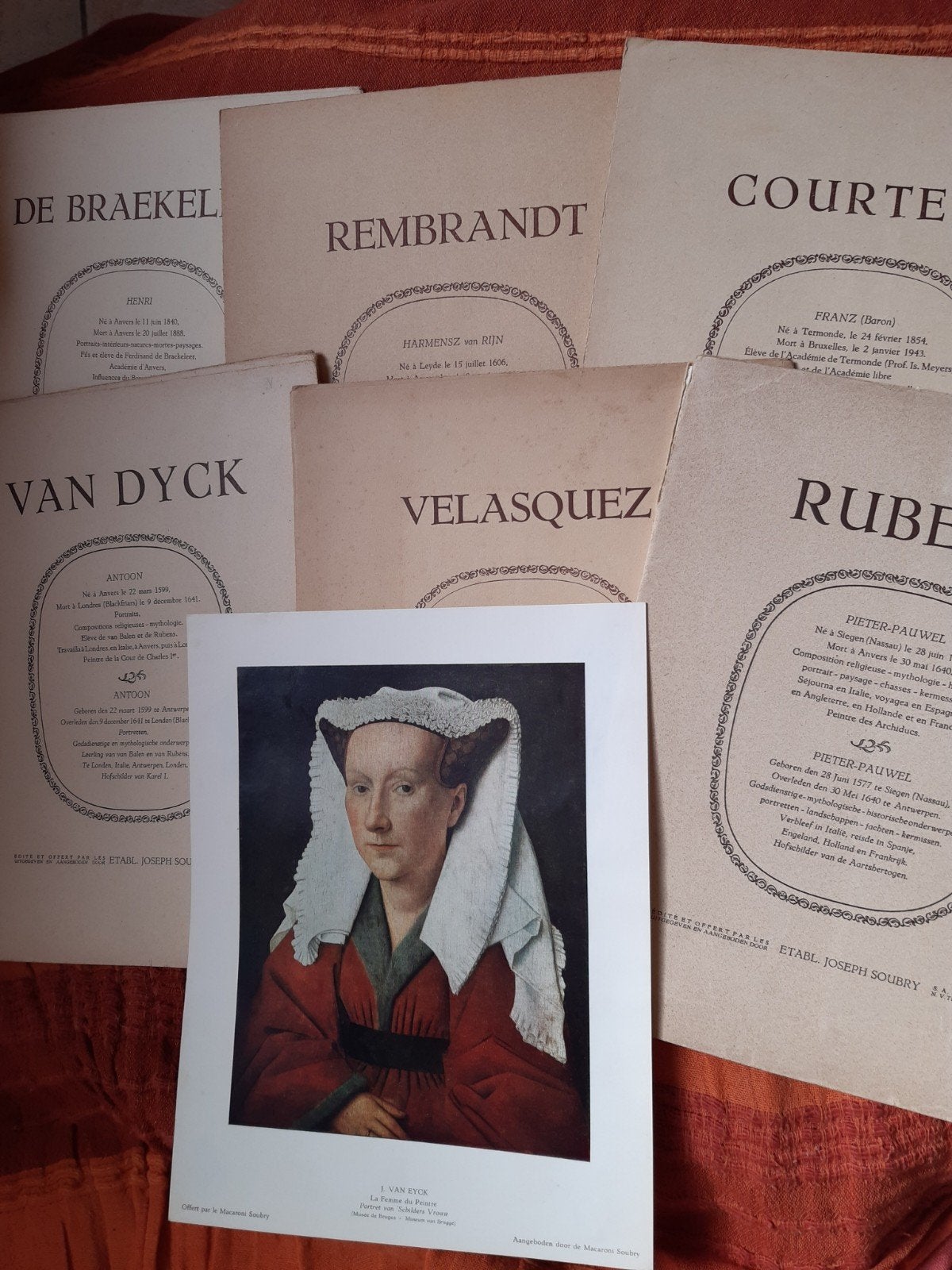 Lot 6 fardes de reproductions d’art vintage - Éditions Soubr, Enlèvement, Utilisé