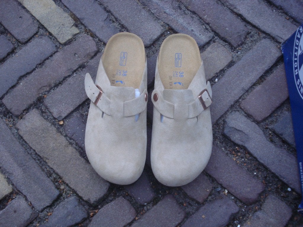 Birkenstock boston beige 38 nieuw Gratis verzending per post, Kleding | Dames, Schoenen, Slippers, Verzenden, Beige, Nieuw