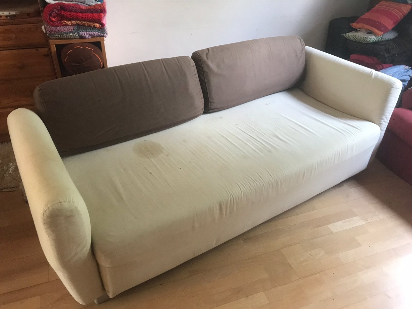 Canapé 3 places, Huis en Inrichting, Zetels | Zetels, Gebruikt, Driepersoons, Stof