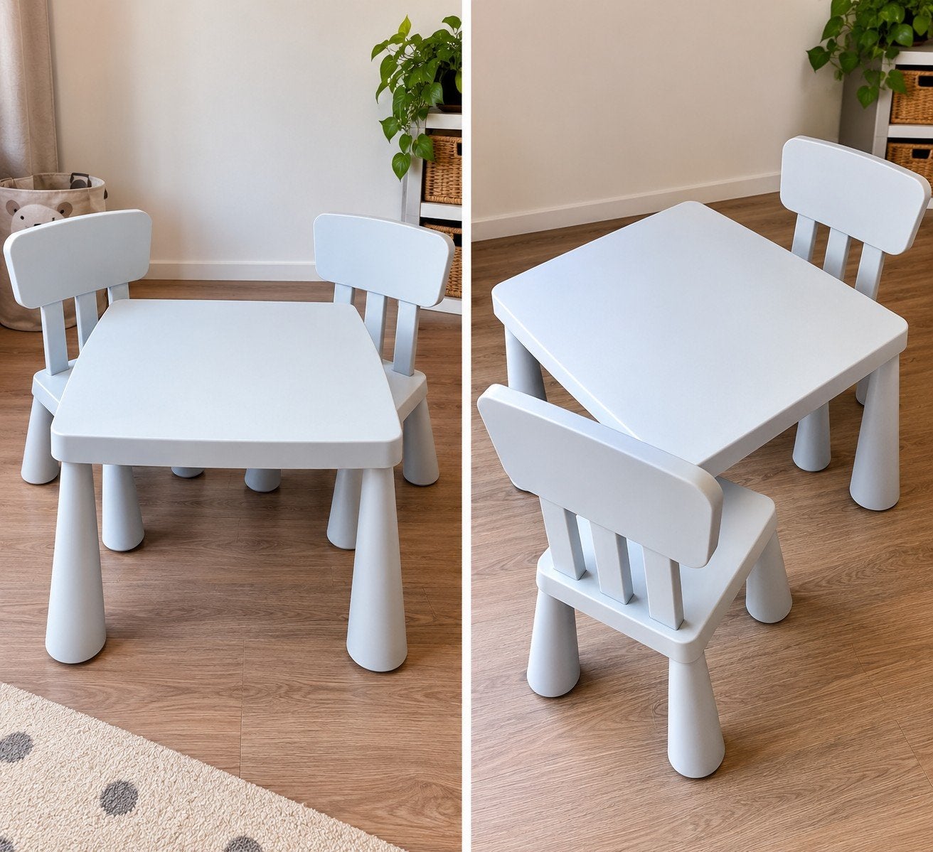 Table et 2 chaises pour enfants, Enlèvement