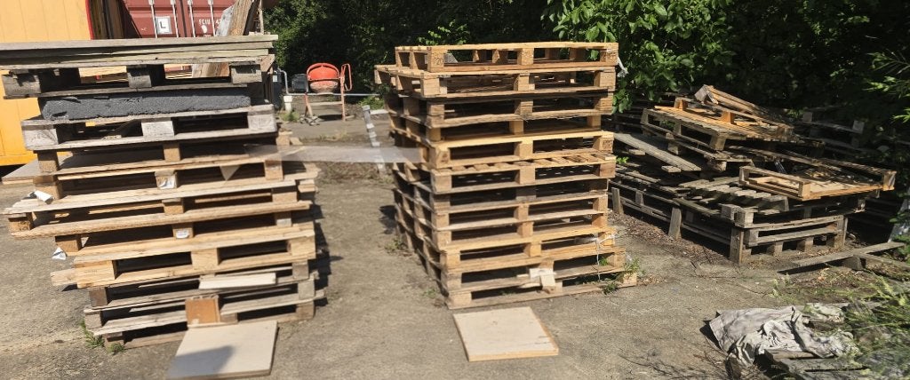 Palletten, Tuin en Terras, Brandhout, 6 m³ of meer, Ophalen, Overige houtsoorten
