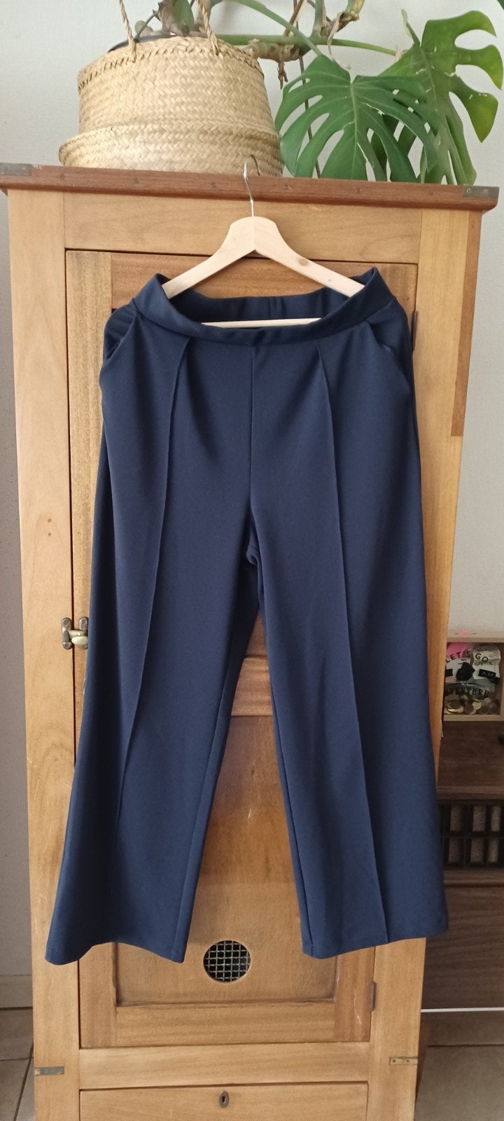 Marineblauwe broek eventueel voor uniform maat 38, Ophalen, Maat 38/40 (M)
