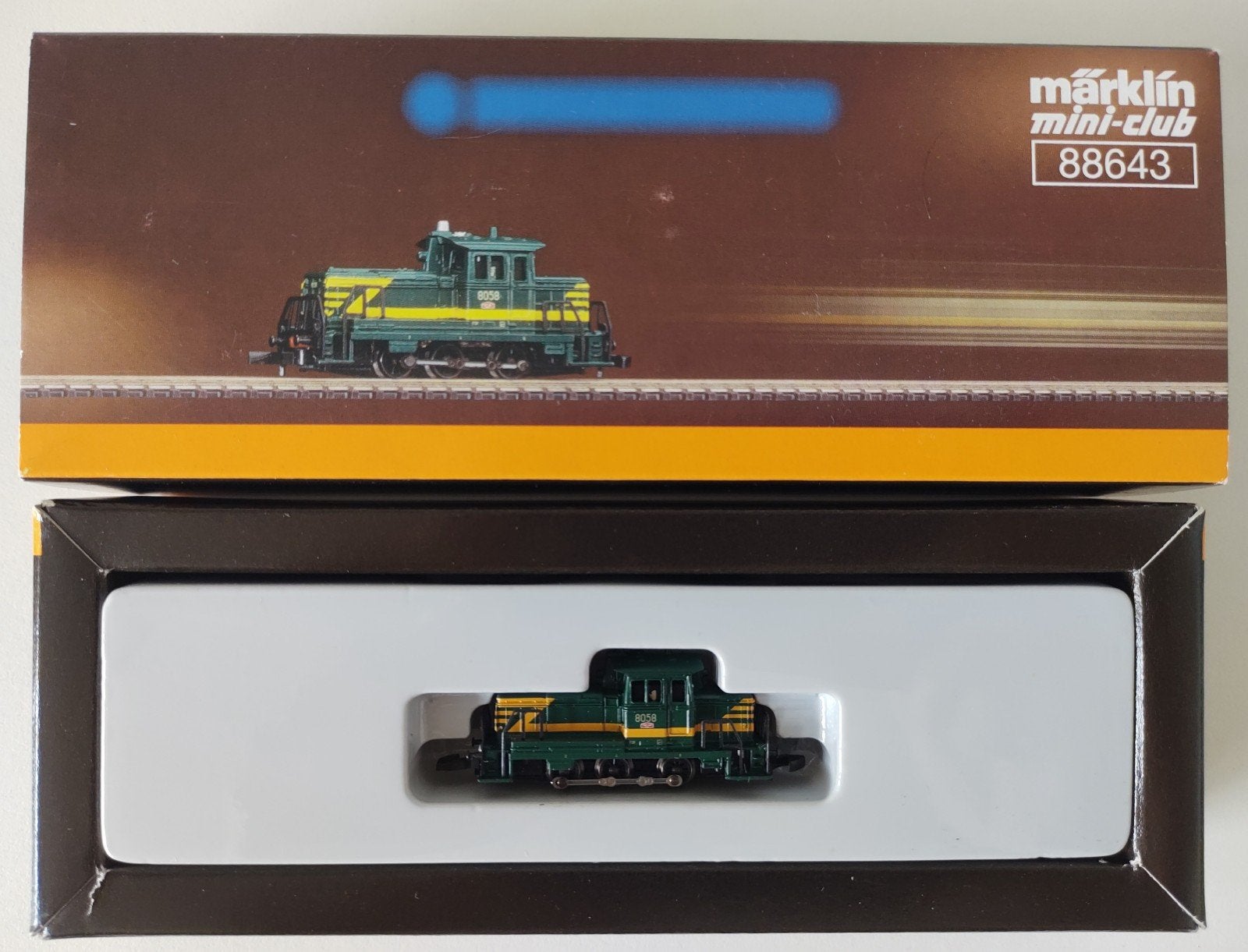 MÄRKLIN mini-club 88643 Belgische lokomotief serie 80, Hobby en Vrije tijd, Ophalen of Verzenden, Zo goed als nieuw, Analoog, Märklin