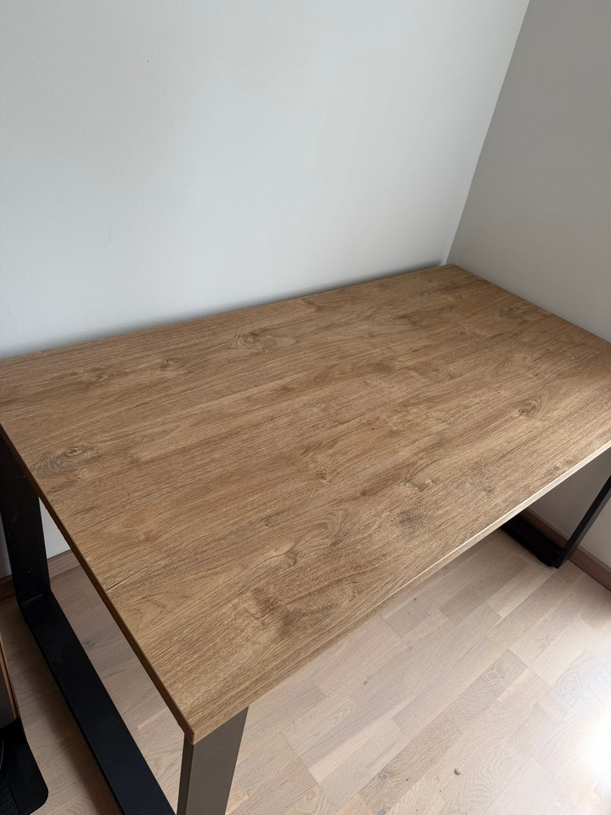 Bureau style industriel 150  80 cm, Industrieel, Ophalen, Zo goed als nieuw