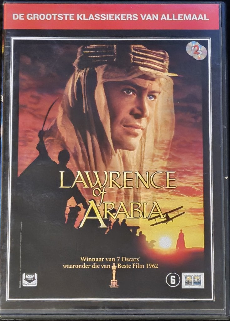 *Lawrence of Arabia (1962), Cd's en Dvd's, Ophalen of Verzenden, 1960 tot 1980, Zo goed als nieuw, Actie en Avontuur