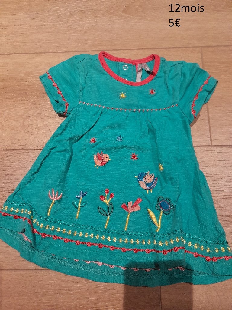 robe fille 12mois, Robe ou Jupe, Comme neuf, Enlèvement, Fille