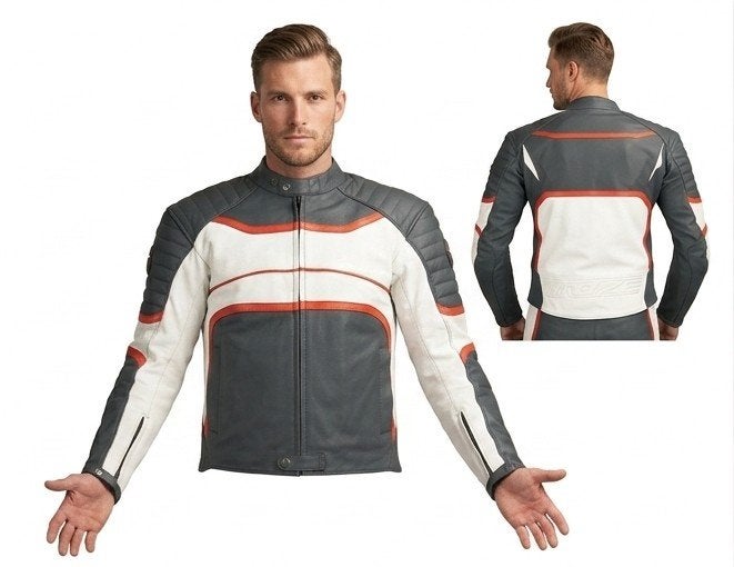 Veste de Moto en cuir CE protecteurs neuf, Envoi, Neuf, avec ticket, Manteau | cuir