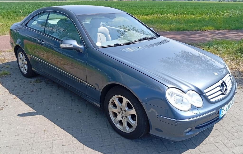 Mercedes Clk 200 automaat gekeurd voor verkoop, Auto's, Automaat, Leder, Grijs, Particulier