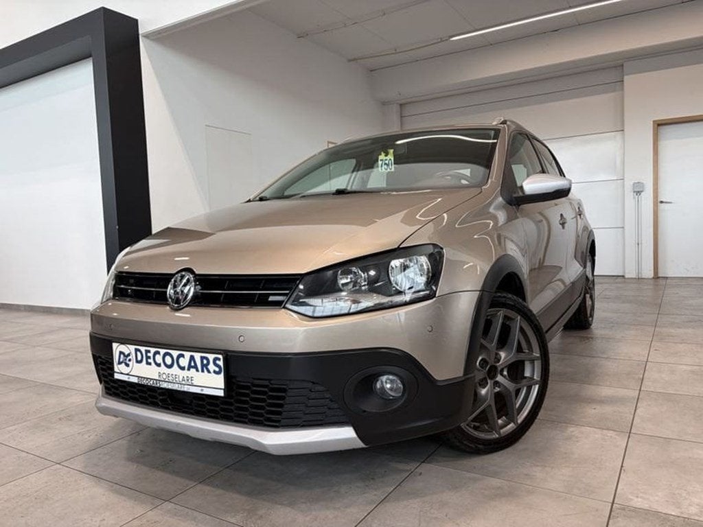 Volkswagen Cross Polo Automaat / Parkeersensoren / Cruise C, Automaat, Beige, 5 zetels, Overige carrosserie