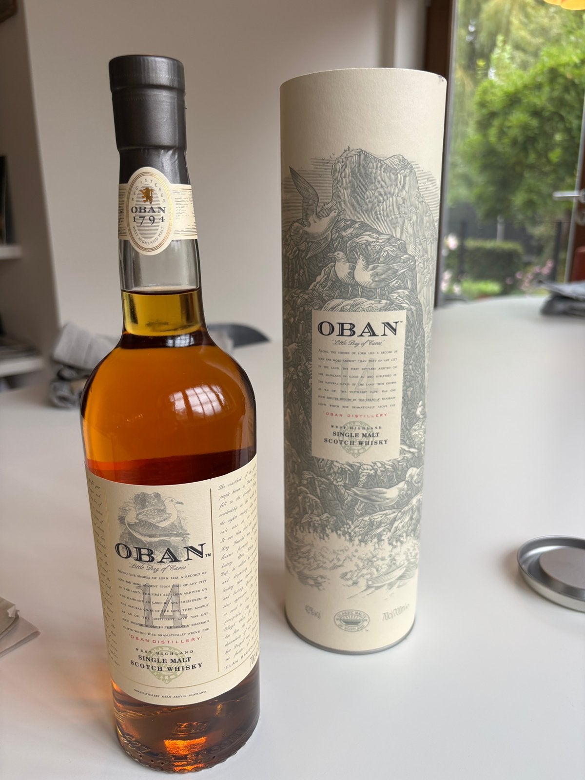 Oban 14 years single malt, Diversen, Ophalen