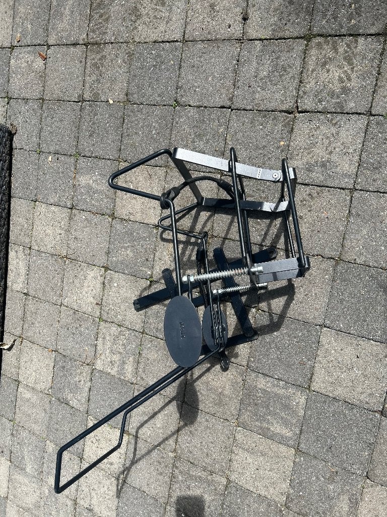 Bakfiets onderdelen, Gebruikt, Huif, 2 kinderen, Trommelrem