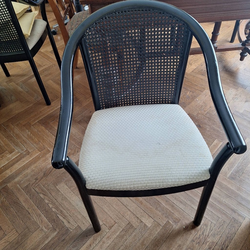4 eetkamerstoelen, met armleuningen, Antiek en Kunst, Ophalen