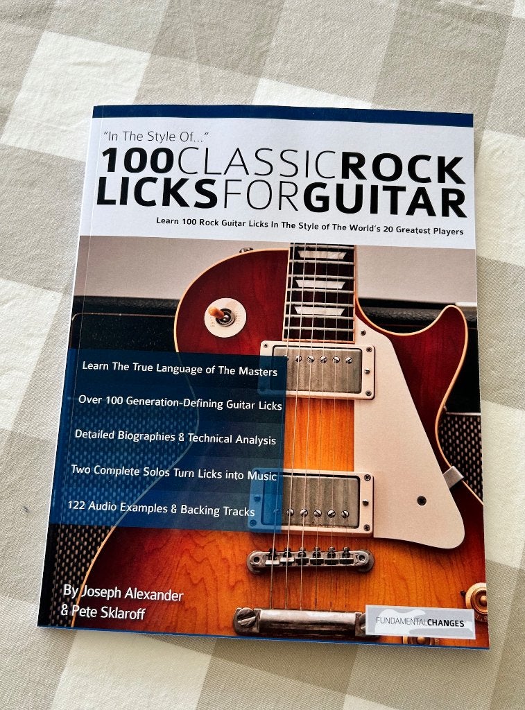 100 Classic Rock Licks for Guitar, Boeken, Ophalen of Verzenden, Nieuw, Overige onderwerpen, Joseph Alexander & Pete Sklaroff