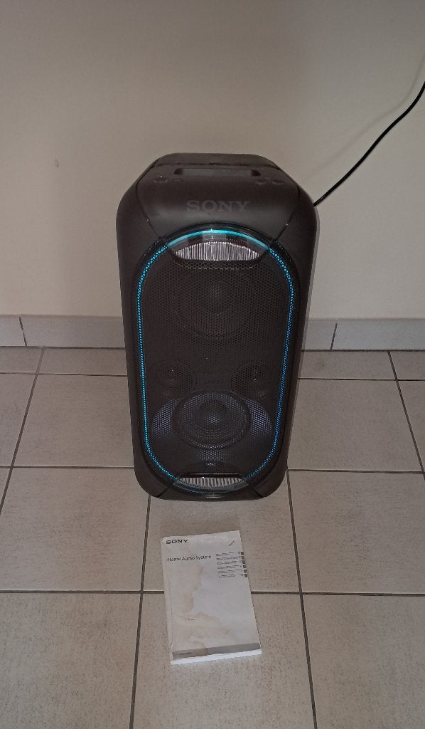 Sony GTKXB 60B haute puissance - Comme neuf, Neuf, Moins de 60 watts, Enceinte de fête, Enlèvement