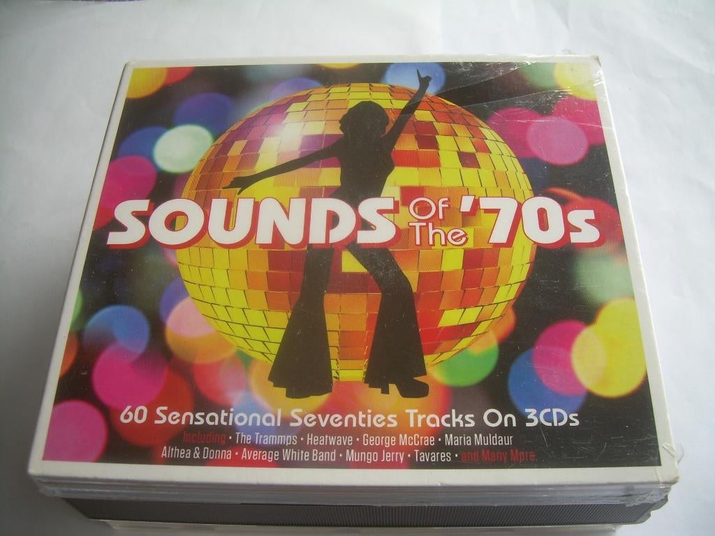 3 CD S - SOUNDS OF THE 70 S -  60 HITS, Cd's en Dvd's, Cd's | Verzamelalbums, Ophalen of Verzenden, Nieuw in verpakking, Dance
