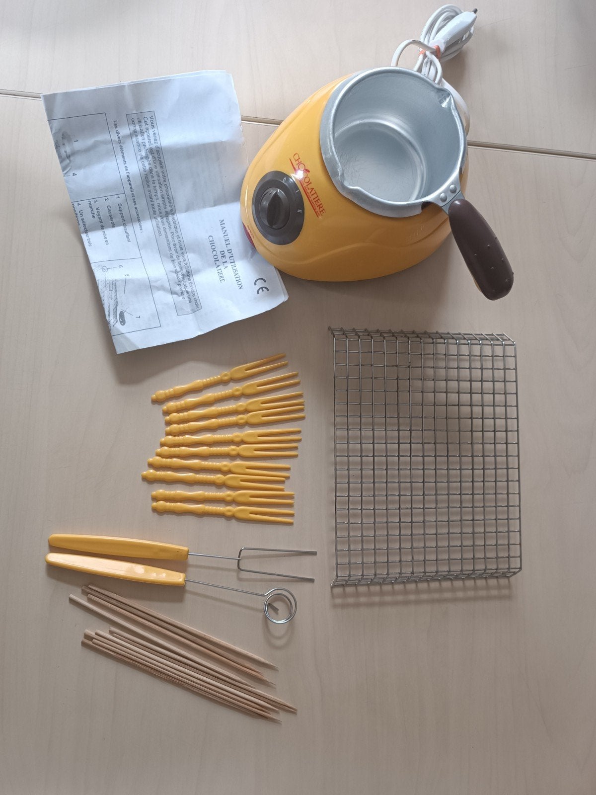 Chocolatière, Enlèvement, Utilisé, Électrique, Accessoires pour fondue
