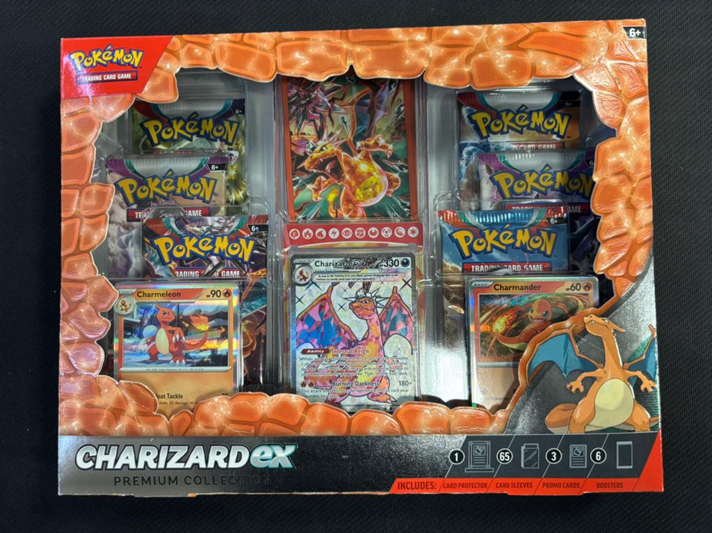 Sealed Charizard ex premium collection box, Ophalen, Zo goed als nieuw