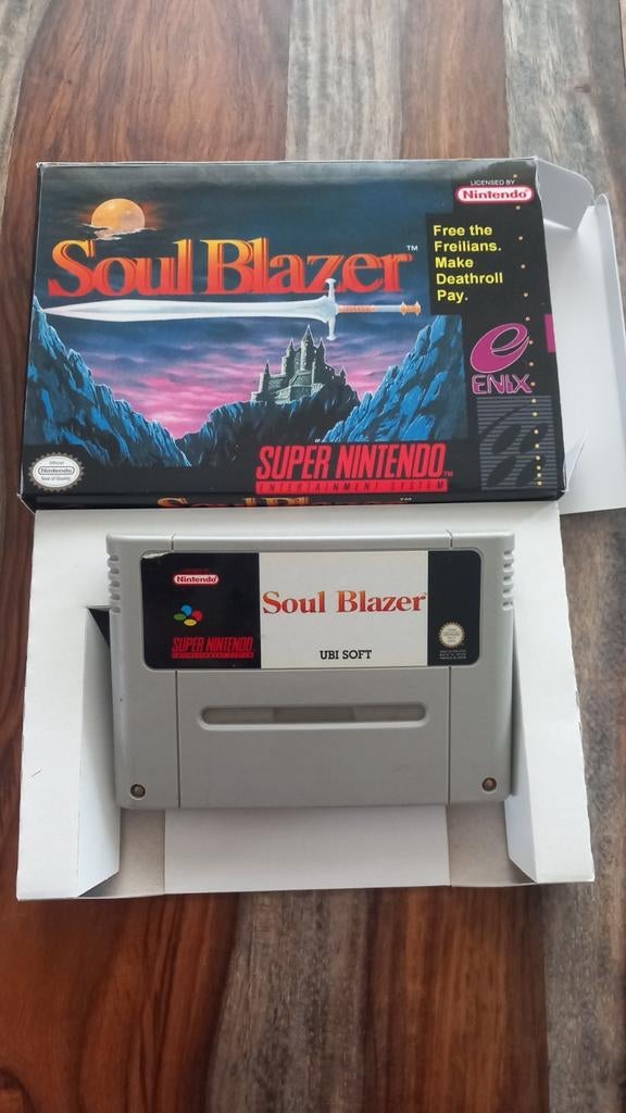 Soul Blazer SFRA  SNES Super Nintendo-RPG Super Famicom, Ophalen of Verzenden