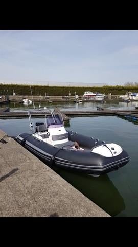 GRAND 480 Golden Line met Suzuki 60 PK, Ophalen, Zo goed als nieuw, Benzine, Overige materialen