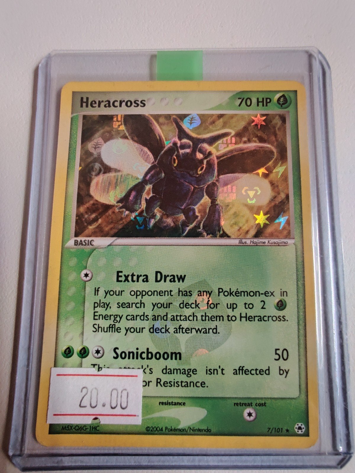 Heracross HL 7, Ophalen, Zo goed als nieuw, Losse kaart, Foil