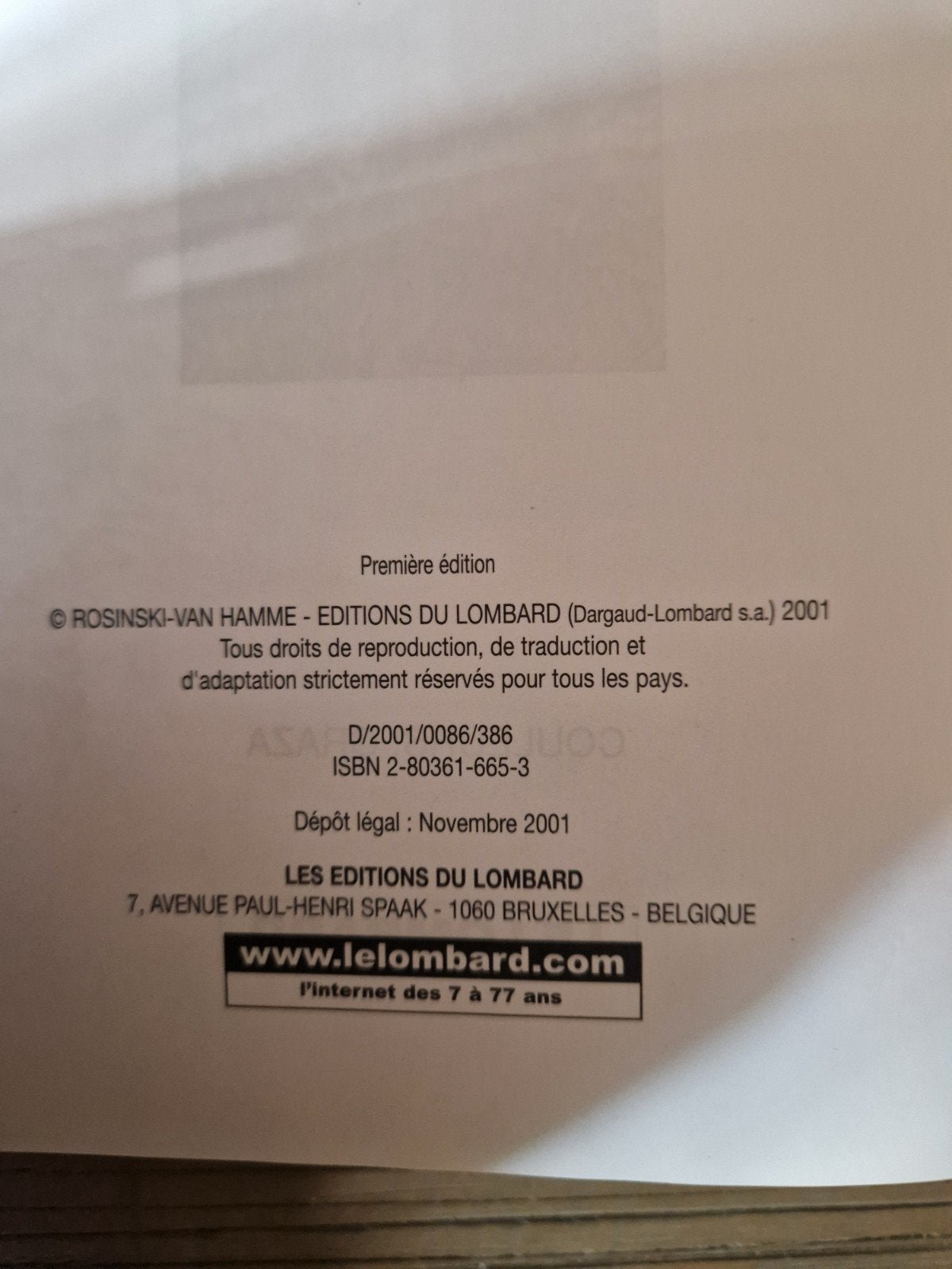 Bd thorgal 26,EO, Enlèvement ou Envoi