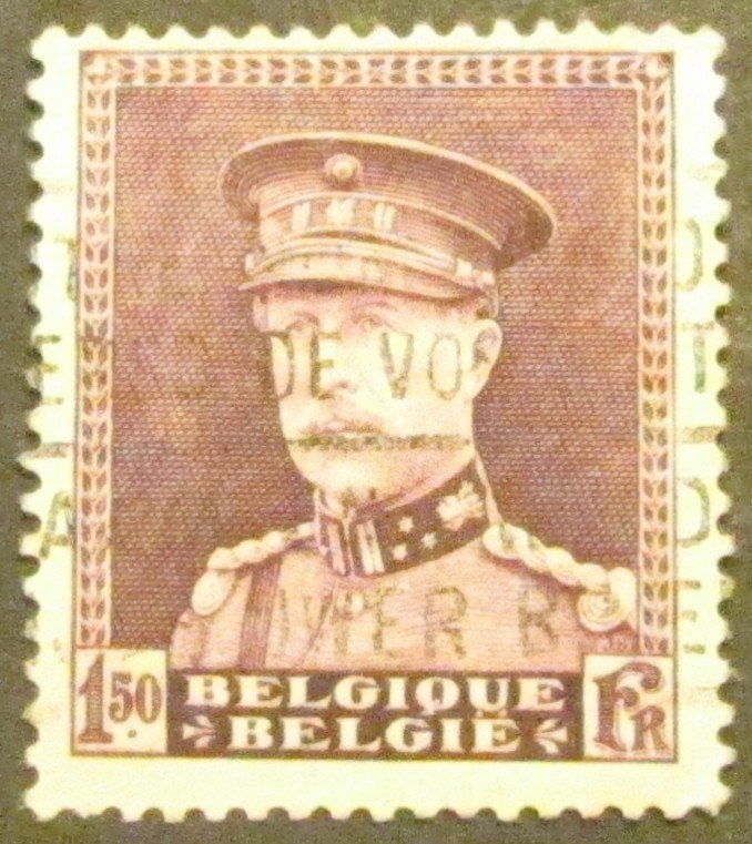 1,50 franc OBC 319 timbré, Enlèvement ou Envoi, Affranchi, Timbre-poste, Maison royale