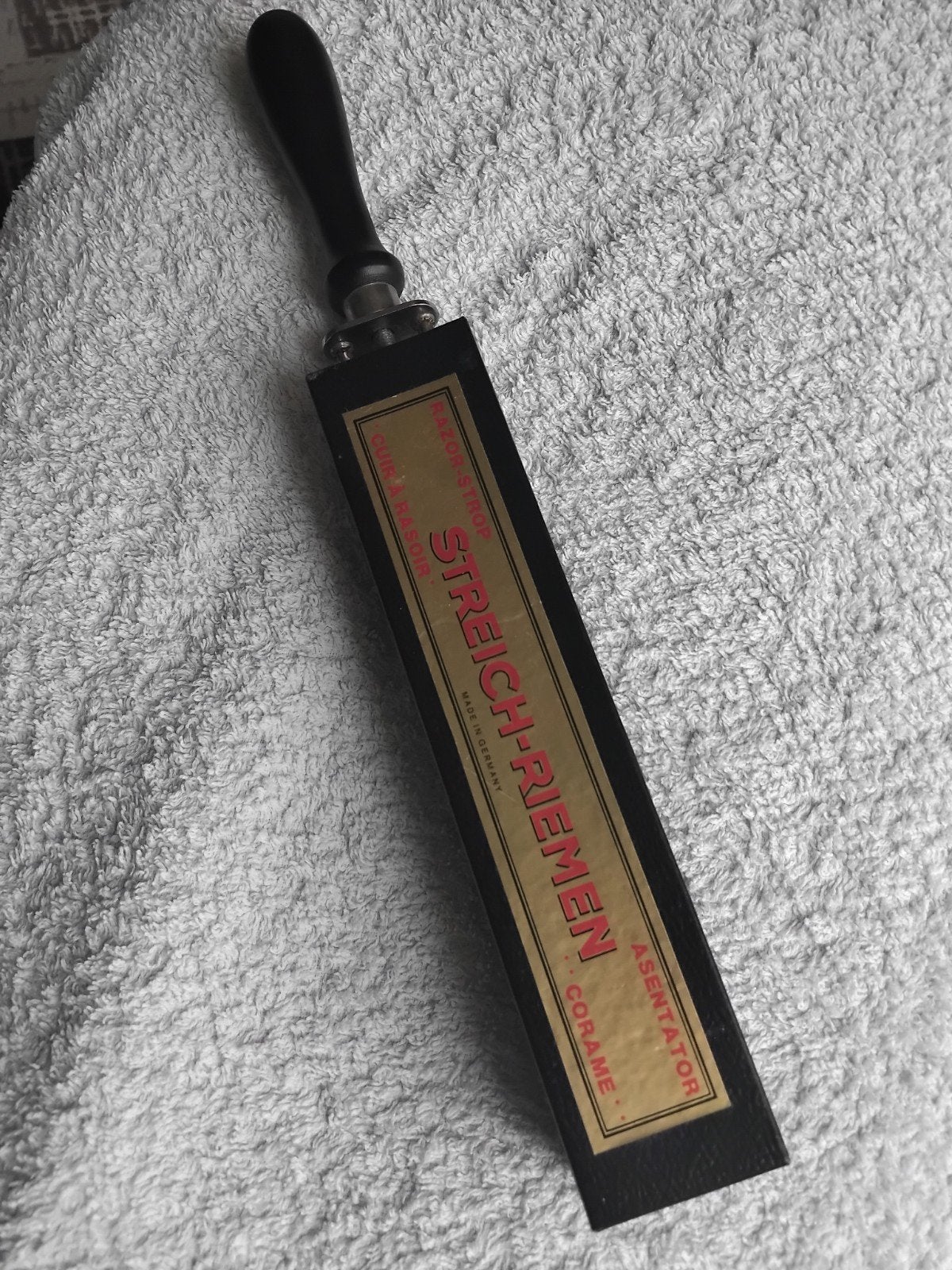 Vtg.Herold-Juchten /Spanriem, Antiek en Kunst, Ophalen of Verzenden