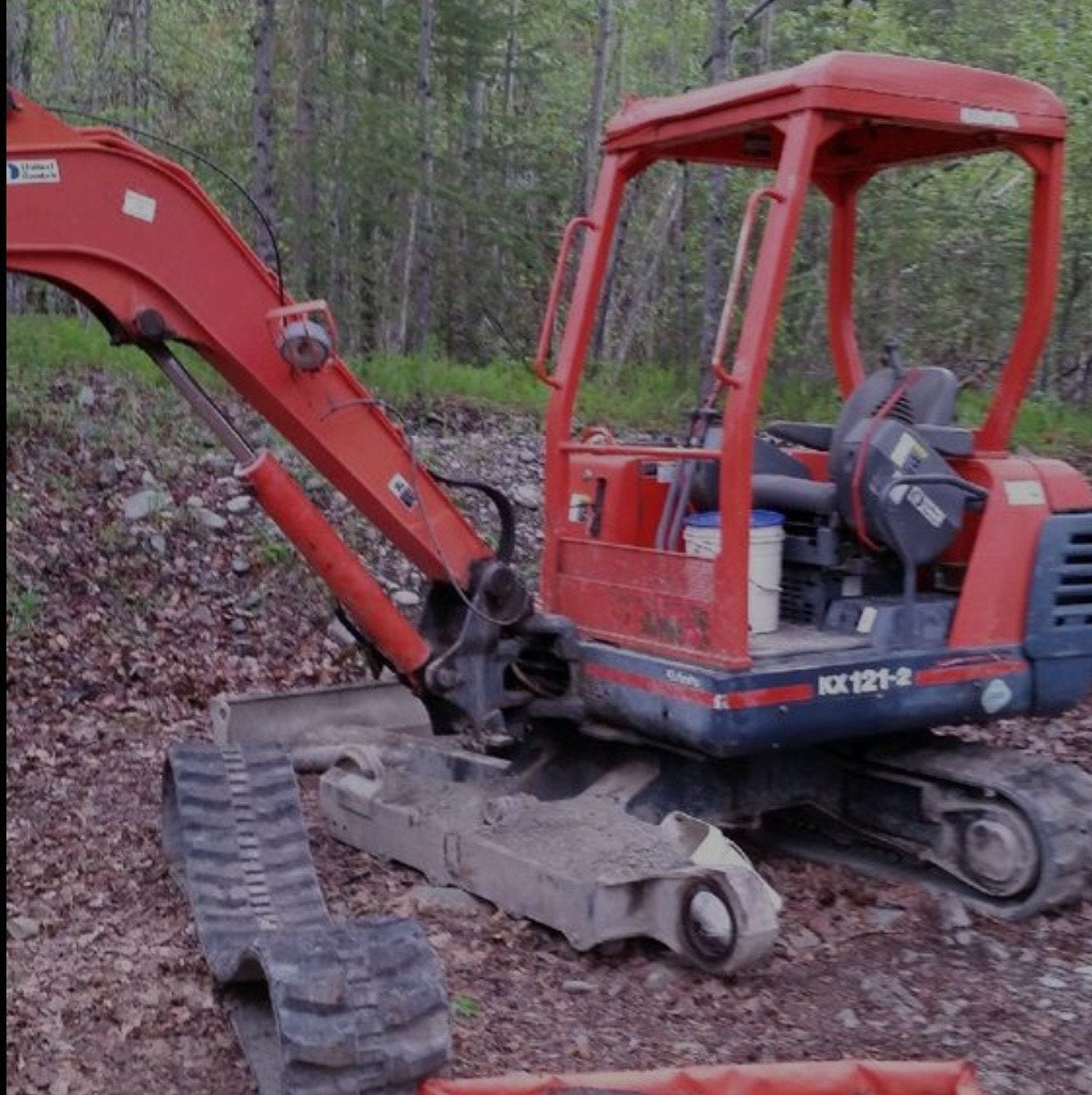 ik zoek een minigraver, Ophalen, Graafmachine