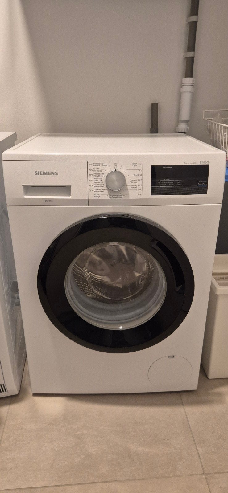 Siemens IQ300 wasmachine, Ophalen