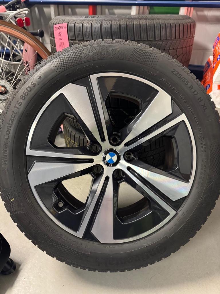 17 duims velgen met winterbanden voor o.a. BMW i4, Pneus hiver, Véhicule de tourisme, 17 pouces, Enlèvement