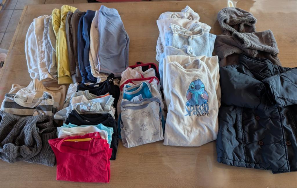 Lot de 36 pièces - fille/garçons - (description️), Enlèvement ou Envoi