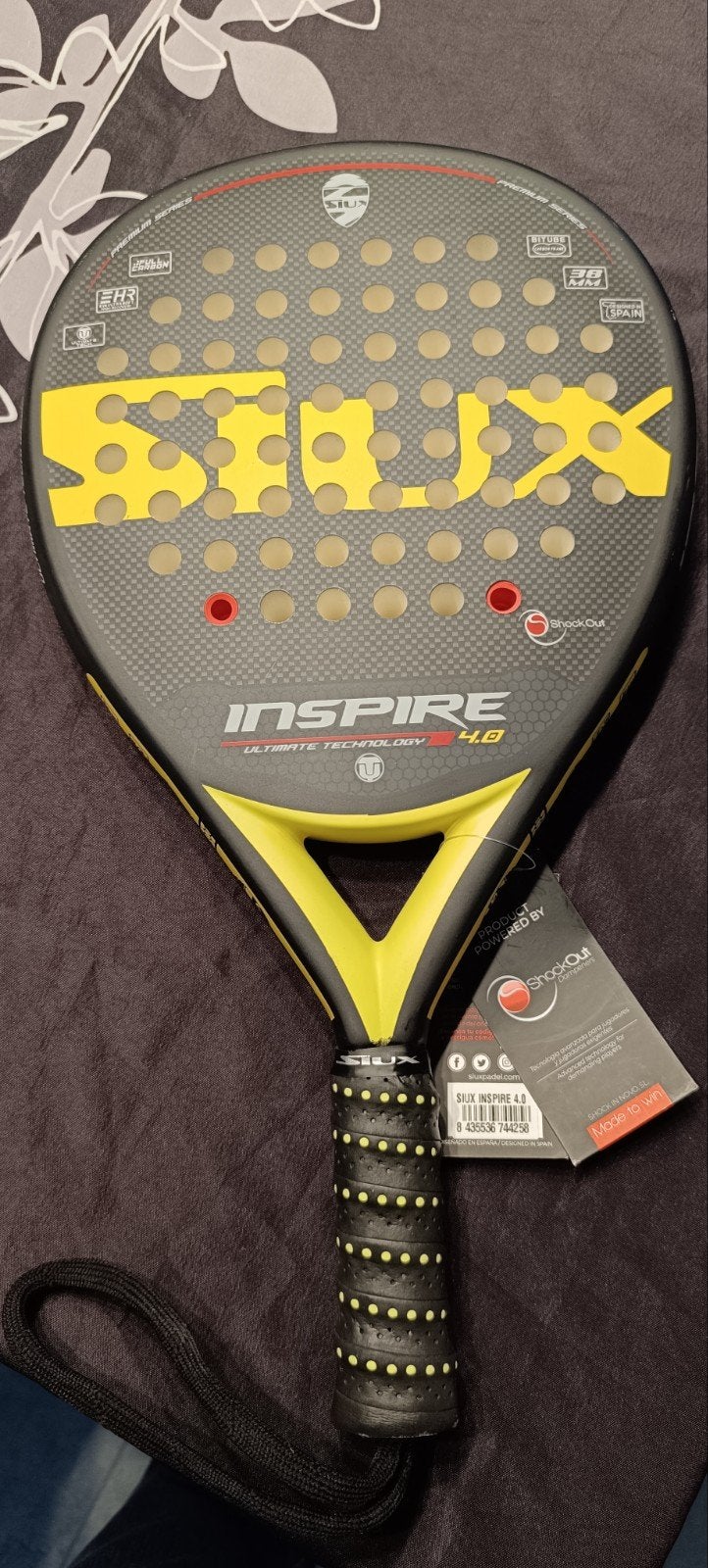 Siux Inspire 4.0 neuve, Enlèvement ou Envoi, Neuf, Raquette de padel