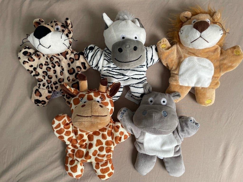 Handpoppen dieren, Kinderen en Baby's, Ophalen, Zo goed als nieuw