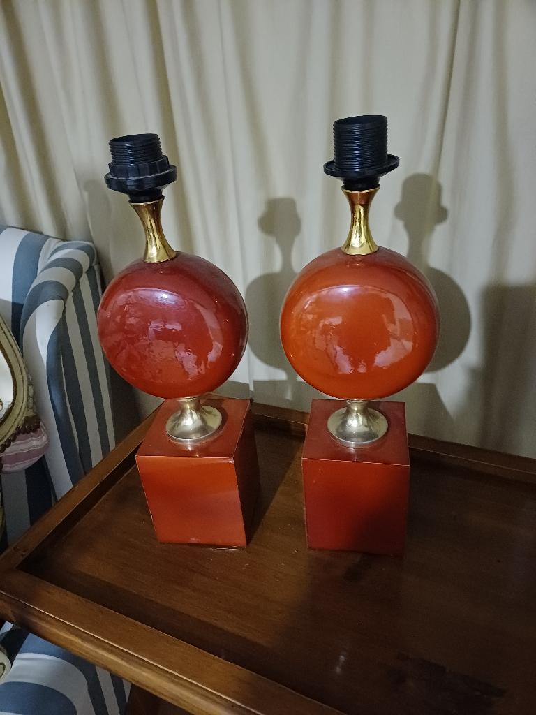 LAMPEKAPPEN, Huis en Inrichting, Lampen | Lampenkappen, Ophalen, Zo goed als nieuw, Rood