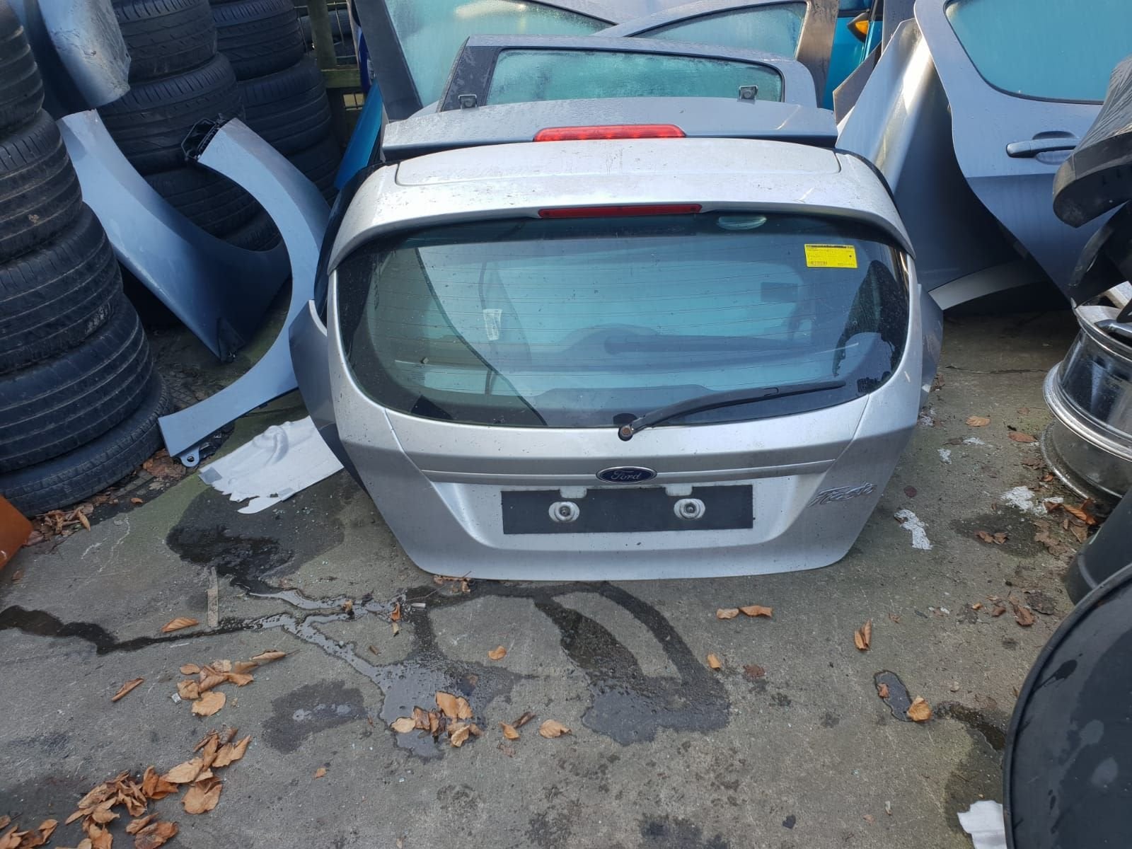 FORD FIESTA ACHTERKLEP +SPOILER BJ 2009 TOT 20013, Arrière, -, Haillon arrière, -